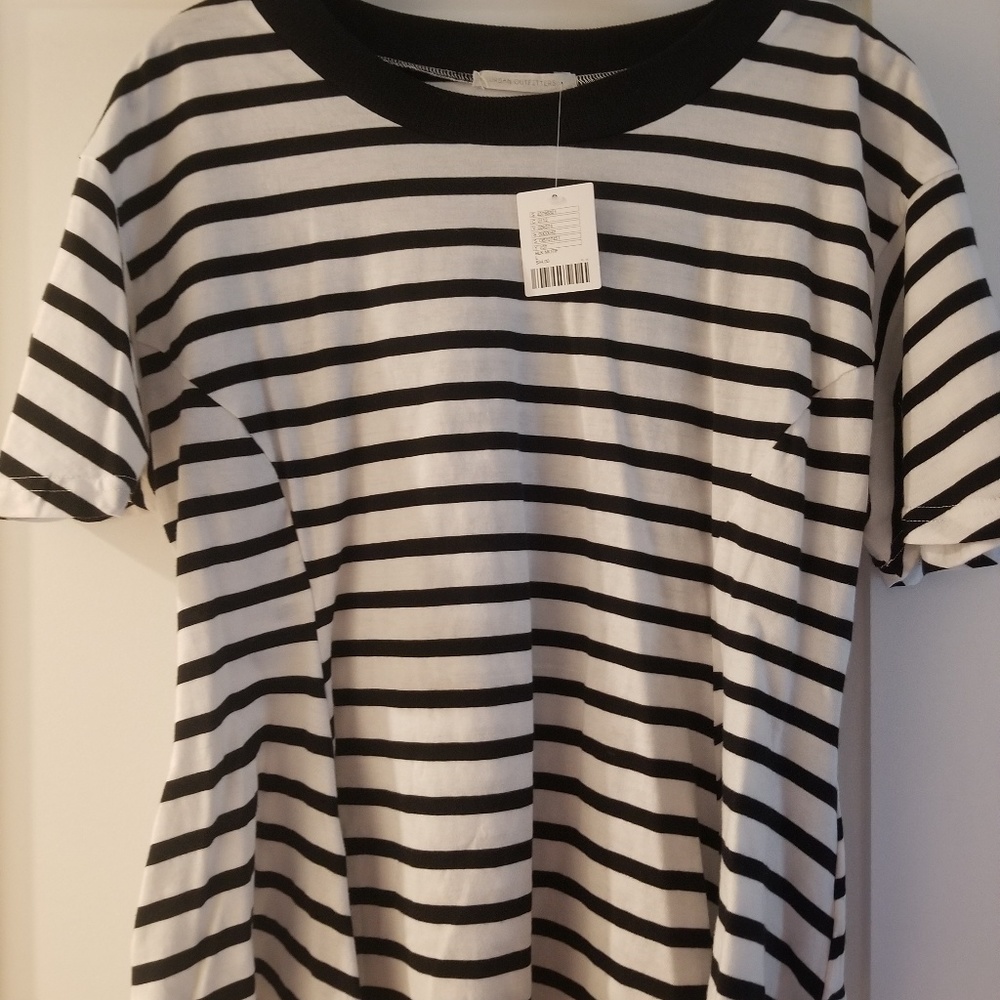 Urban Outfitters black and white corset top